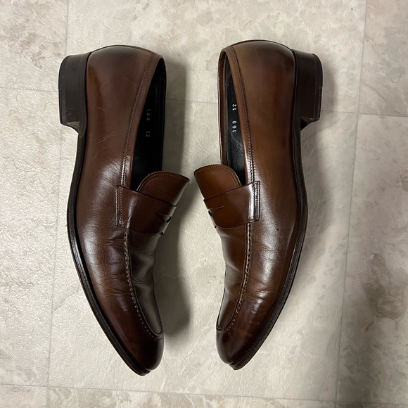 To Boot New York 12M dark brown penny loafers - Picture 3 of 7